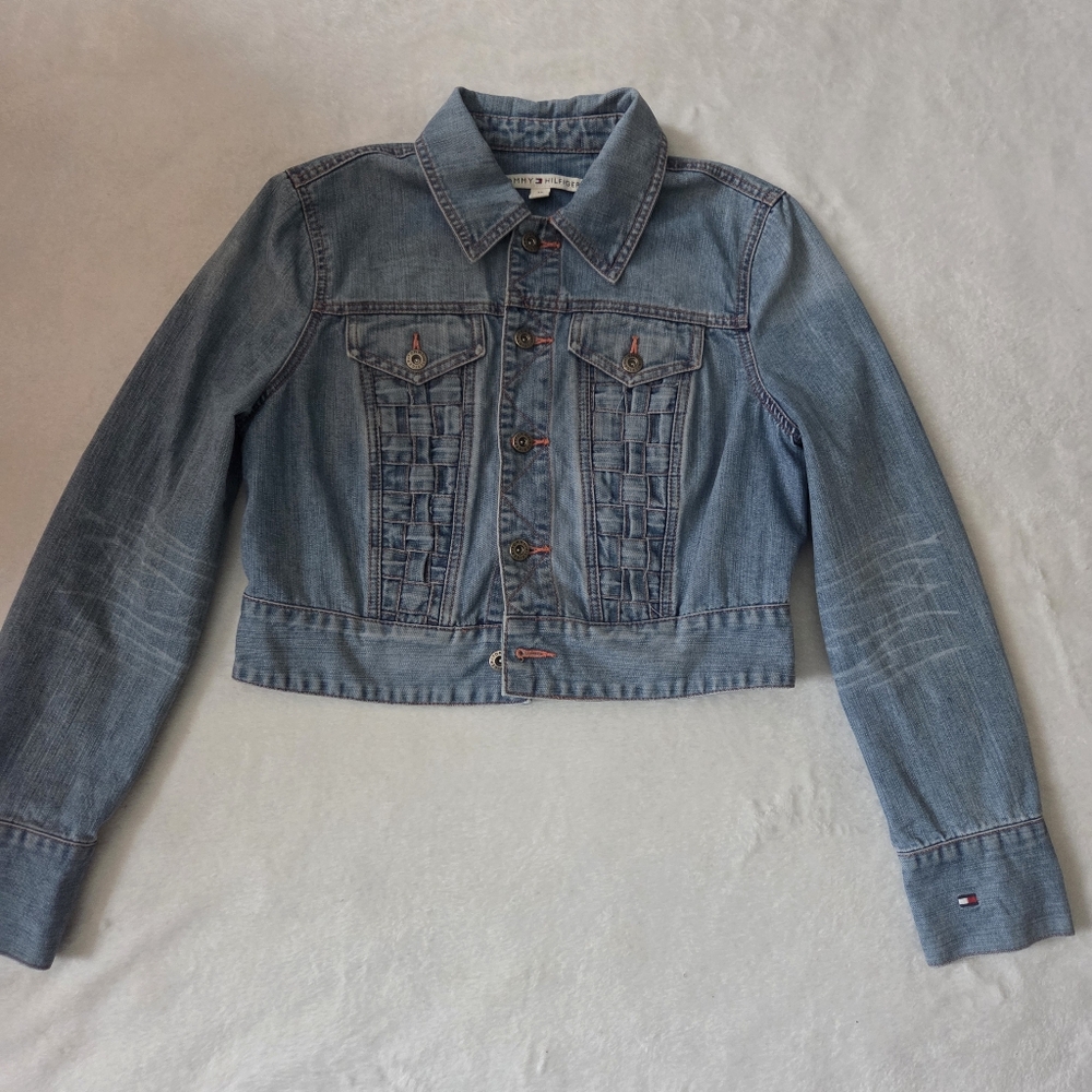 Vintage Tommy Hilfiger Denim Jacket‎ Y2K Womens Med